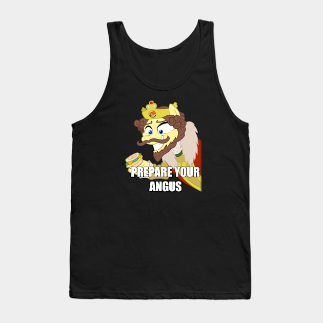 Pony King - Perpare Your Angus Tank Top by Brony Designs